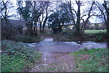 SS8946 : Ford across Horner Water, West Luccombe by N Chadwick