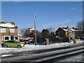 Looking from Crossland Drive towards Chichester House