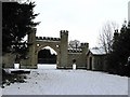 South Lodge and Gateway to the Slindon Estate