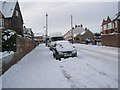 Heavy snow in Dysart Avenue