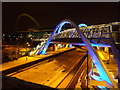 Wembley: snow over Wembley Stadium Station