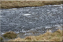 HP6013 : Ice in the Burn of Burrafirth by Mike Pennington