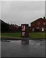 Telephone box at the southern end of Lawrence Avenue