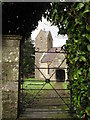 Llansannor church and gate