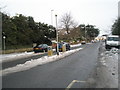 The Havant Road after January snow