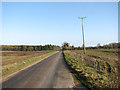 Unnamed lane east of Foulden