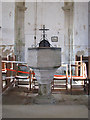 All Saints church - C15 baptismal font