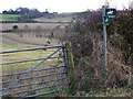 Bridleway sign, Middle Winterslow