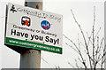 Comber Greenway sign, Belfast (2)