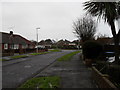 Looking down The Crescent towards Holmes Lane