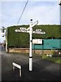 Old signpost in Mickle Trafford