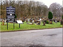 SD8713 : Rochdale Cemetery and Crematorium by David Dixon