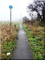 Path from Horse Race End to Hell Lane at Heath Farm