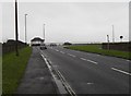 Looking down Sea Lane towards its merging with Sea Road