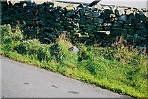 SD8642 : Boundary marker on Gisburn Old Road by Dr Neil Clifton