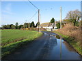 View along Blind Lane near Mersham