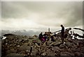 NH2781 : Summit cairn on Cona' Mheall by Richard Law