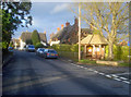 Bus shelter at Dumbleton