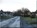 Footpath meets road