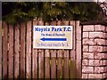 Sign at Moyola Park, Castledawson