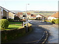 Looking along Chester Close, New Inn 