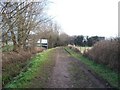 Racecourse footpath