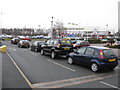 Queuing To Leave Northwich Retail Park