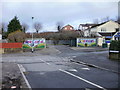 Colourful garage walls, Acacia Avenue, Newport