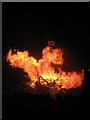 HU4741 : 2010 Galley "Avie-Jane" burning by john bateson
