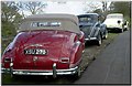 Classic cars in a Bussage lane