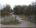 Bridleway entrance Glebe Road Darlington