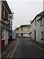 Looking along Scott Street towards West Street