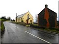 Church and former school along Maghaberry Road