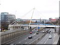 NZ2564 : New bridge over Central Motorway by Andrew Curtis