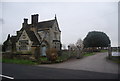 Lodge by the private entrance to Penshurst Place Estate