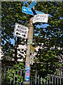 Lamp post at junction of Beech Avenue and Clifford Street, Ibrox