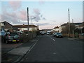 Approaching the crossroads of Coppins Grove and Windmill Grove