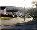 Mangled Blackett Avenue street sign, Malpas