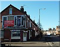 Chippy and hoarding on Wolseley Road