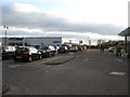 Car park at Alloa retail park