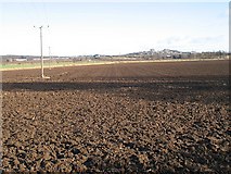NO3231 : Ploughed field, Benvie by Richard Webb