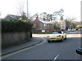 Approaching the junction of   Mead Way and the B2131