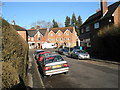 Looking up Lion Mead towards the B2131