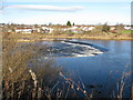 Weir on the River Clyde at Carmyle