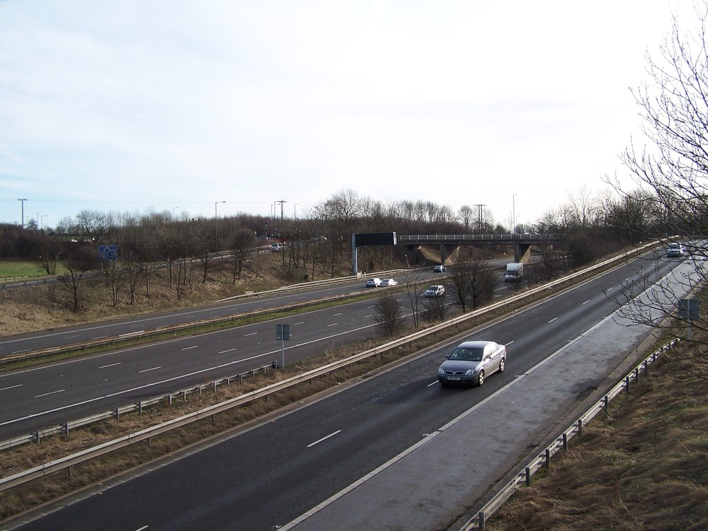 Junction 36, M1 Motorway, Tankersley - 1 © Terry Robinson :: Geograph ...