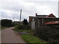 Farm buildings on the edge of Marsh Green