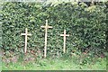 Holy Angels, Cranford - Calvary crosses