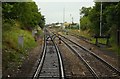 Points into Alstone Carriage Sidings