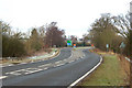 Looking northwest at the dual carriageway A45 south of Dunchurch