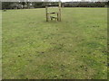 Stile in open plan field at Oldhouse Farm